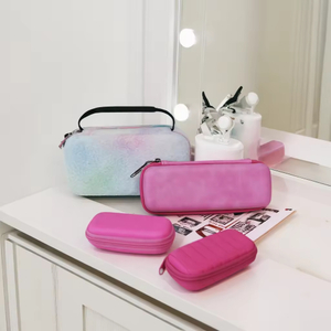 Custom Waterproof Leather Anti-Shock EVA Case for Nail Clippers Art Tools Carrying Zipper Trimmer Set Box