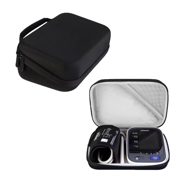 OEM Custom Medical Carry Bag Waterproof EVA Hard Shell for Upper Arm Blood Pressure Monitor Portable Shockproof Eva Case