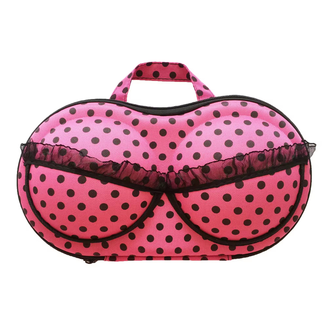 Custom Factory Fashionable Waterproof EVA Travel Storage Organizer Underwear Bra Lingerie Bag Convenient for On-The-Go