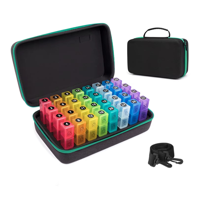 Custom ODM Portable Hard Shell Eva First Aid Emergency Case Bottle Pill Organizer Box Storage Medical Bag for Camping