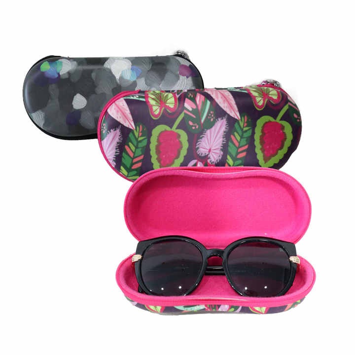 Good Quality Custom Logo Embroidery Eco-Friendly Customize Logo Durable Eva Eyeglasses Case Hard Bag Packaging for Women Man