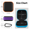 Custom Logo Square EVA Earphone Storage Box with Cable Case Protective Mini EVA Wire Carrying Case for Travel