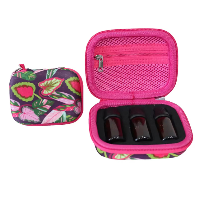 OEM ODM Custom Print Pattern Logo EVA Leather Medical Oil Case Fully Protective Waterproof with Foam Insert for Hospital Medical