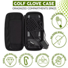 Eva Case Customized Eco Friendly Hard Eva Golf Glove Holder Case Zipper Eva Fashion Travel Glove Case for Carry