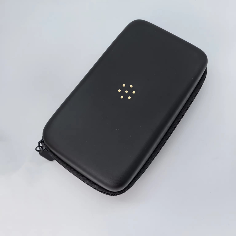 Classic Custom Logo High-end Waterproof Cooler Black PU Leather Eva Cover Case Eva Foam Pack Case for Tool Cable Accessories